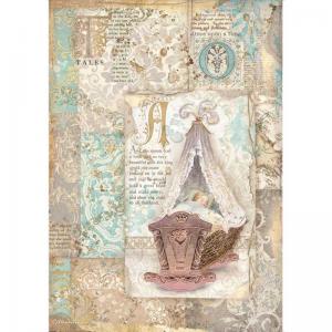 Stamperia Sleeping Beauty Collection A4 Rice Paper - Cradle [DFSA4570]