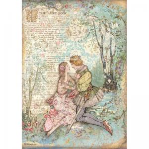 Stamperia Sleeping Beauty Collection A4 Rice Paper - Lovers [DFSA4574]