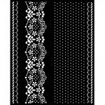 Stamperia Sunflower Art Collection Stencil - Border & Lace [KSTD137]