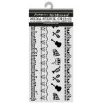 Stamperia Symphony Collection - Media Stencil - Borders [KSTDL165]