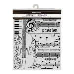 Stamperia Symphony Collection - Media Stencil - Violin [KSTD210]