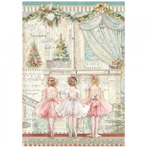 Stamperia The Nutcracker Collection - A4 Rice Paper - Ballet [DFSA4943]