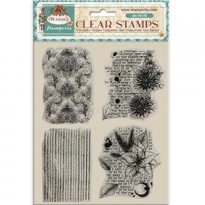 Stamperia The Nutcracker Collection - Clear Stamp Set - Poinsettia [WTK198]