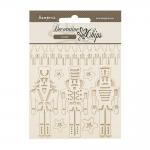 Stamperia The Nutcracker Collection - Decorative Chips - Soldiers [SCB227]