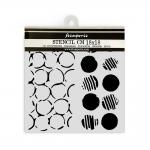 Stamperia The Nutcracker Collection - Media Stencil - Double Texture Dots [KSTDQ109]