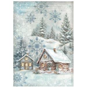 Stamperia The Owl's House Collection - A4 Rice Paper - Cottage [DFSA41053]