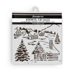 Stamperia The Owl's House Collection - Media Stencil - Cottage [KSTDQ126]