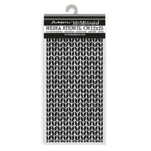 Stamperia Whispering Woods Collection - Media Stencil - Knitting Pattern [KSTDL129]