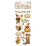 Stamperia Whispering Woods Collection - Rub On - Gnome [DFLRB186]