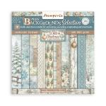 Stamperia White Christmas Collection - 12" x 12" Maxi Backgrounds Selection [SBBL191]