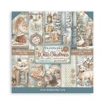 Stamperia White Christmas Collection - 8" x 8" Paper Pad [SBBS146]