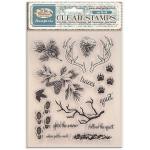 Stamperia White Christmas Collection - Clear Stamps [ETK245]