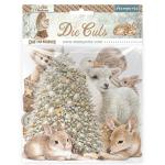 Stamperia White Christmas Collection - Die Cuts [DFLDC141]