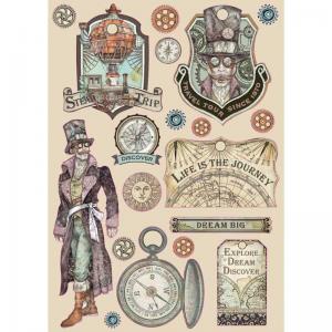 Stamperia Wooden Shapes - Sir Vagabond - Images [KLSP092]