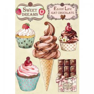 Stamperia Wooden Shapes - Sweety [KLSP078]