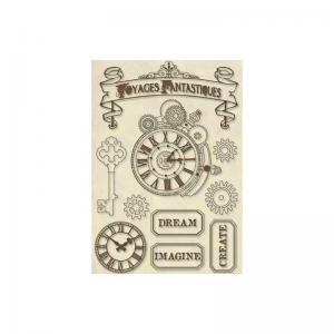 Stamperia Wooden Shapes - Voyages Fantastiques [KLSP055]