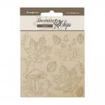 Stamperia Woodland Collection - Decorative Chips - Mushrooms & Leaves [SCB190]