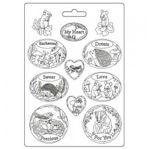 Stamperia Woodland Collection - MaxiMould - Oval Plates [K3PTA4568]