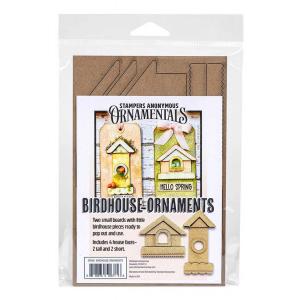 Stampers Anonymous Ornamentals - Birdhouse Ornaments [ORN01]