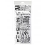 Stampers Anonymous / Tim Holtz Christmas Stamps & Stencil Set [THMM134]