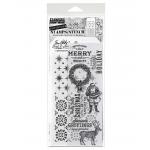 Stampers Anonymous / Tim Holtz Christmas Stamps & Stencil Set [THMM135]