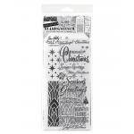 Stampers Anonymous / Tim Holtz Christmas Stamps & Stencil Set [THMM156]