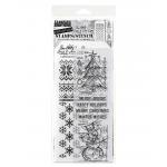Stampers Anonymous / Tim Holtz Christmas Stamps & Stencil Set [THMM158]