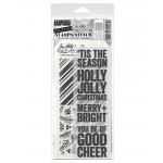 Stampers Anonymous / Tim Holtz Christmas Stamps & Stencil Set [THMM179]