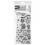 Stampers Anonymous / Tim Holtz Christmas Stamps & Stencil Set [THMM186]