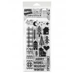 Stampers Anonymous / Tim Holtz Christmas Stamps & Stencil Set [THMM187]