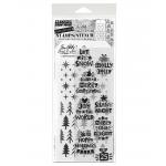Stampers Anonymous / Tim Holtz Christmas Stamps & Stencil Set [THMM188]