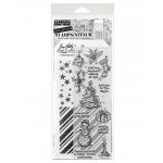Stampers Anonymous / Tim Holtz Christmas Stamps & Stencil Set [THMM190]