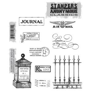 Stampers Anonymous/Tim Holtz Classics Unmounted Stamp Set - [SCF013] Classics #13