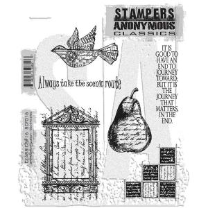 Stampers Anonymous/Tim Holtz Classics Unmounted Stamp Set - [SCF016] Classics #16