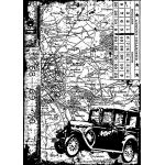 Stampers Anonymous / Tim Holtz Components Unmounted Rubber Stamps - Car [COM013]