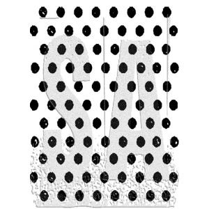 Stampers Anonymous / Tim Holtz Components Unmounted Rubber Stamps - Dots [COM009]