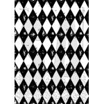 Stampers Anonymous / Tim Holtz Components Unmounted Rubber Stamps - Harlequin [COM010]