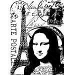 Stampers Anonymous / Tim Holtz Components Unmounted Rubber Stamps - Paris [COM015]