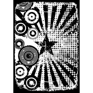 Stampers Anonymous / Tim Holtz Components Unmounted Rubber Stamps - Retro Carnival [COM030]