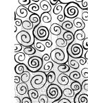 Stampers Anonymous / Tim Holtz Components Unmounted Rubber Stamps - Swirls [COM012]
