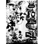 Stampers Anonymous / Tim Holtz Curations Components Unmounted Rubber Stamps - Fairy Garden [COM029]