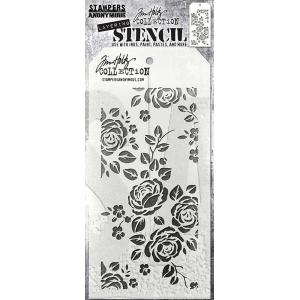 Stampers Anonymous / Tim Holtz Curations Layering Stencil - Roses [THS075]