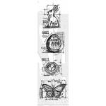 Stampers Anonymous / Tim Holtz Curations Mini Blueprints Cling Stamps - Easter [THMB005]