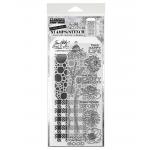 Stampers Anonymous / Tim Holtz Curations Mixed Media Stamps / Stencil [THMM124]