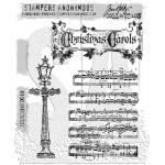 Stampers Anonymous / Tim Holtz Curations Unmounted Rubber Stamps - Festive Sounds [CMS048]