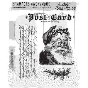 Stampers Anonymous / Tim Holtz Curations Unmounted Rubber Stamps - Letter To Santa [CMS053]