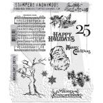 Stampers Anonymous / Tim Holtz Curations Unmounted Rubber Stamps - Mini Holidays 3 [CMS114]