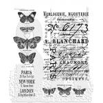 Stampers Anonymous / Tim Holtz Curations Unmounted Rubber Stamps - Papillon [CMS106]
