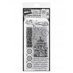 Stampers Anonymous / Tim Holtz Halloween Stamps & Stencil Set [THMM149]