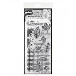 Stampers Anonymous / Tim Holtz Halloween Stamps & Stencil Set [THMM150]